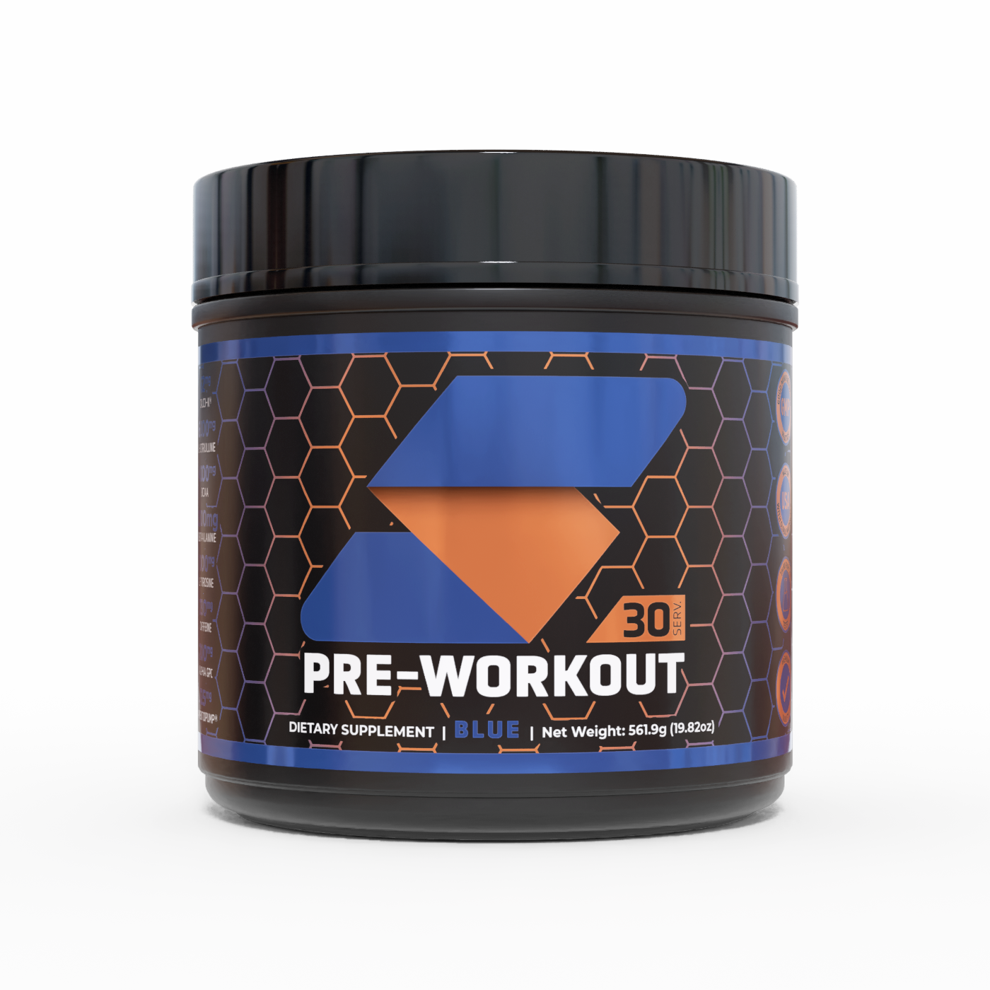 Stimilitia Flavored Pre-Workout Blue Flavor